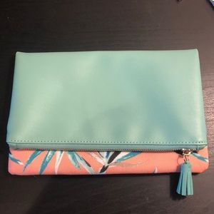 Rachel Pally reversible tropical clutch
